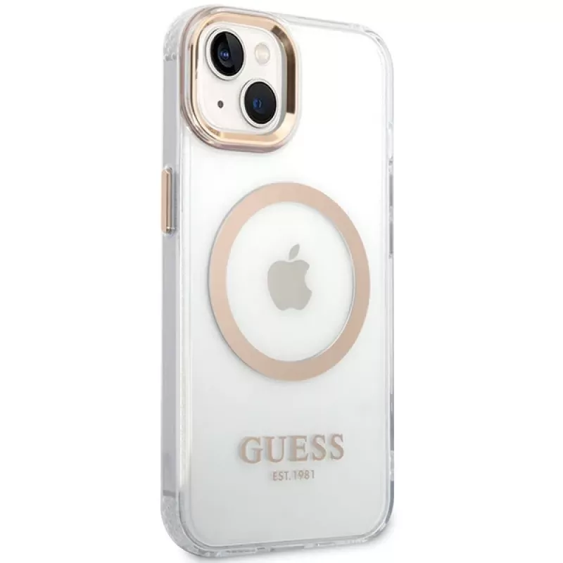 Guess GUHMP15MHTRMD Metal Outline hard case pre iPhone 15 Plus / 14 Plus 6,7