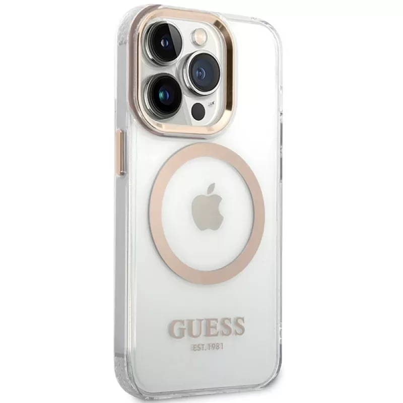 Guess GUHMP15LHTRMD Metal Outline hard case pre Apple iPhone 15 Pro 6,1