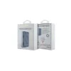 Guess bezdrôtová power banka 5000mAh modrá 4G kožená Metal Logo MagSafe 15W