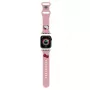 Hello Kitty HKAWLSCHBLP silikónový remienok pre Apple Watch 42/44/45/49 mm ružový