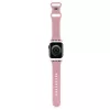 Hello Kitty HKAWLSCHBLP silikónový remienok pre Apple Watch 42/44/45/49 mm ružový