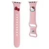 Hello Kitty HKAWLSCHBLP silikónový remienok pre Apple Watch 42/44/45/49 mm ružový