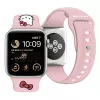 Hello Kitty HKAWLSCHBLP silikónový remienok pre Apple Watch 42/44/45/49 mm ružový