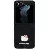 Hello Kitty HKHCZF5PGHDLMK Z Flip5 F731 čierny hardcase Metal Logo Kitty Head