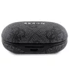 Guess 4G Metal Logo Bluetooth TWS ENC slúchadlá s nabíjacím puzdrom (čierne)