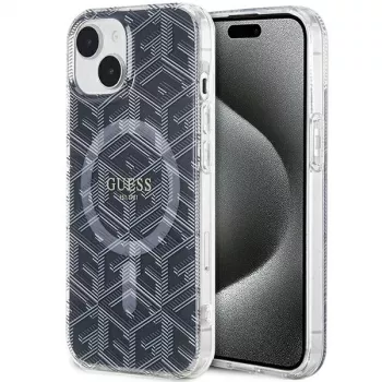 Guess GUHMP15MHGCUSTGK GCube MagSafe hard case pre iPhone 15 Plus / 14 Plus 6,7