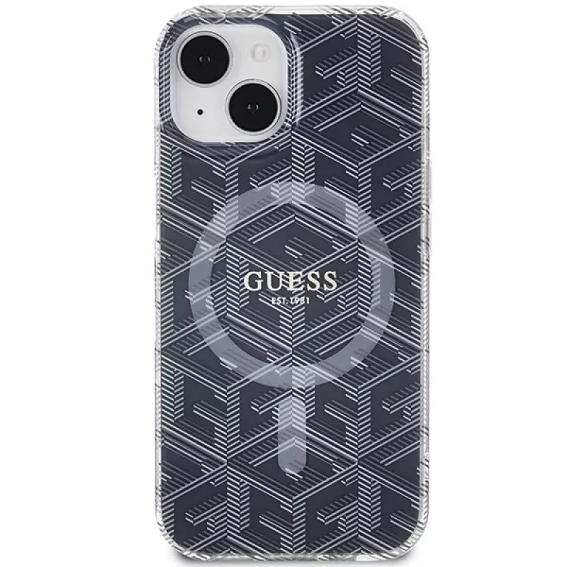 Guess GUHMP15MHGCUSTGK GCube MagSafe hard case pre iPhone 15 Plus / 14 Plus 6,7