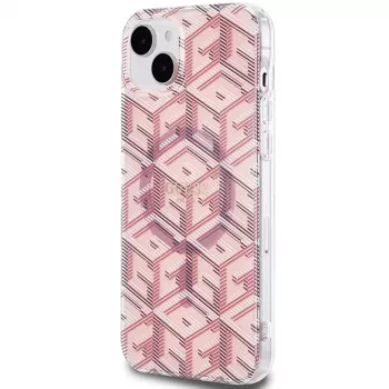 Guess GUHMP15SHGCUSTGP GCube pevné puzdro pre iPhone 15/14/13 6,1