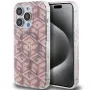 Guess GUHMP15LHGCUSTGP iPhone 15 Pro 6,1 inch ružová pevné puzdro IML GCube MagSafe