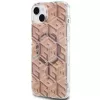 Guess GUHMP15SHGCUSTGW iPhone 15 / 14 / 13 6,1 inch hnedá pevné puzdro IML GCube MagSafe