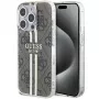 Guess GUHCP15LH4PSEGW iPhone 15 Pro 6.1 pevné puzdro IML 4G Gold Stripe hnedá