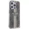 Guess GUHCP15LH4PSEGW iPhone 15 Pro 6.1 pevné puzdro IML 4G Gold Stripe hnedá