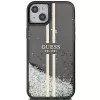 Guess GUHCP15MLFCSEGK Liquid Glitter Gold Stripes pevné puzdro pre iPhone 15 Plus / 14 Plus 6,7