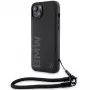 BMW Signature Leather Wordmark pevné puzdro pre iPhone 15 / 14 / 13 6,1