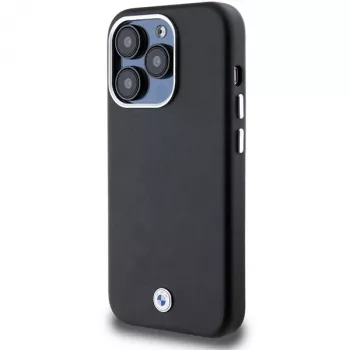 BMW Signature Wrapped Metal MagSafe puzdro pre iPhone 14 Pro Max 6,7 inch čierna