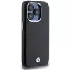BMW Signature Wrapped Metal MagSafe puzdro pre Apple iPhone 15 Pro 6,1 inch čierna