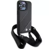 BMW BMHCP15L23PSCCK iPhone 15 Pro 6.1 čierna pevné puzdro M Edition Carbon Stripe & Strap