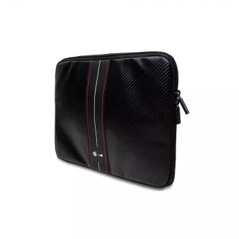 BMW puzdro na notebook BMCS14COMSCAKR 14 inch čierne Carbon Red Stripes