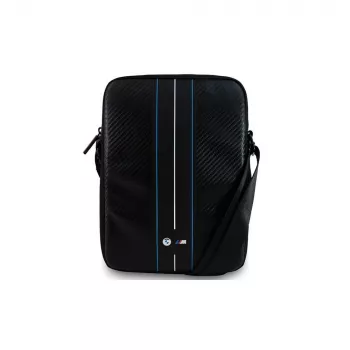 BMW BMTB10COMSCAKL 10 čierna/Carbon Blue Stripes taška na notebook
