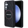 AMG AMHMS24S23SMRK pevné puzdro silikónové Carbon Pattern MagSafe pre Samsung Galaxy S24 (S921) čierne