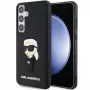 Karl Lagerfeld KLHCS24S3DRKINK S24 S921 čierne pevné puzdro 3D Rubber Ikonik pre Samsung Galaxy S24