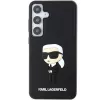 Karl Lagerfeld KLHCS24S3DRKINK S24 S921 čierne pevné puzdro 3D Rubber Ikonik pre Samsung Galaxy S24