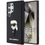Karl Lagerfeld KLHCS24L3DRKINK pevné puzdro 3D Rubber Ikonik pre Samsung Galaxy S24 Ultra - čierne