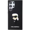 Karl Lagerfeld KLHCS24L3DRKINK pevné puzdro 3D Rubber Ikonik pre Samsung Galaxy S24 Ultra - čierne