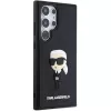 Karl Lagerfeld KLHCS24L3DRKINK pevné puzdro 3D Rubber Ikonik pre Samsung Galaxy S24 Ultra - čierne