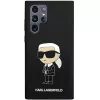 Karl Lagerfeld Ikonik silikónové puzdro pre Samsung Galaxy S24 Ultra - čierne