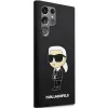 Karl Lagerfeld Ikonik silikónové puzdro pre Samsung Galaxy S24 Ultra - čierne