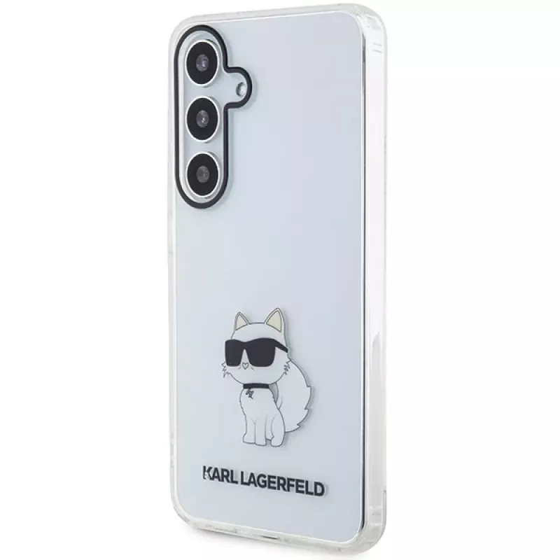 Karl Lagerfeld KLHCS24MHNCHTCT S24+ S926 priehľadné pevné puzdro IML Choupette