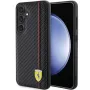 Ferrari FEHCS24MN3DUR S24+ S926 čierne pevné puzdro Carbon Printed Line