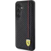 Ferrari FEHCS24MN3DUR S24+ S926 čierne pevné puzdro Carbon Printed Line
