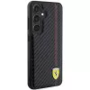 Ferrari FEHCS24MN3DUR S24+ S926 čierne pevné puzdro Carbon Printed Line