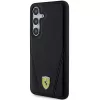 Ferrari FEHMS24MP3BAK pevné puzdro Hot Stamp V Lines MagSafe pre Samsung Galaxy S24+ (čierne)