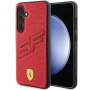 Ferrari FEHCS24SPINR S24 S921 červené pevné puzdro Big SF Perforated pre Samsung Galaxy S24