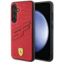 Ferrari FEHCS24MPINR S24+ S926 červené pevné puzdro Big SF Perforated pre Samsung Galaxy S24+