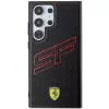 Ferrari FEHCS24LPINK S24 Ultra S928 čierne pevné puzdro Big SF Perforated