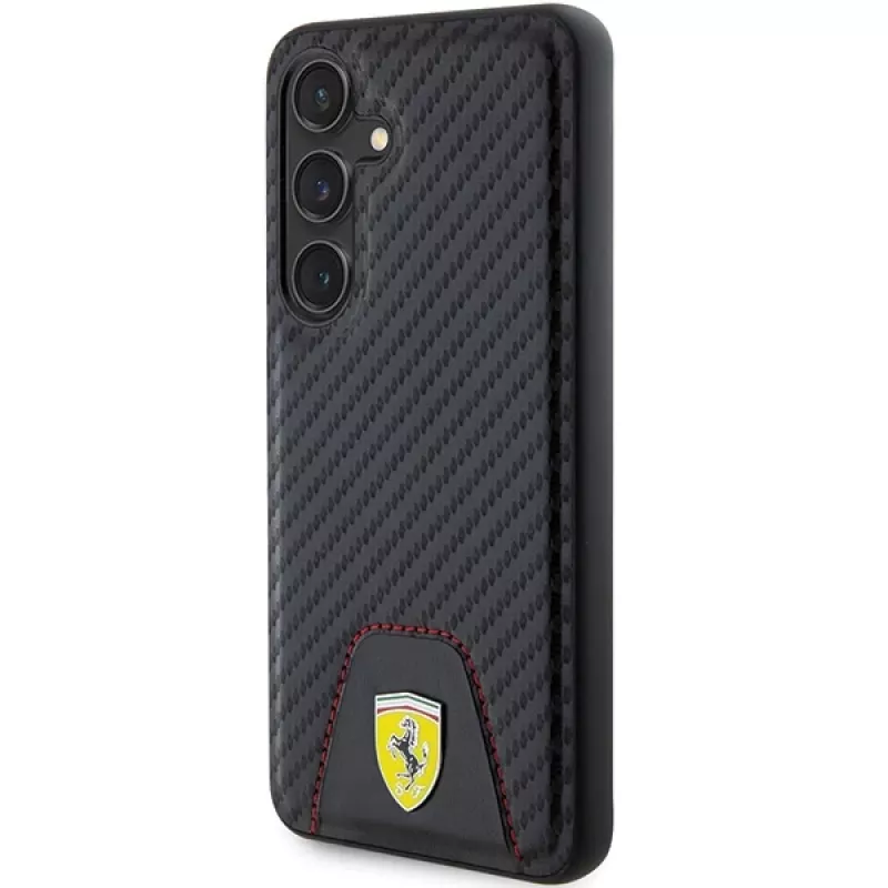 Ferrari FEHCS24SN3PUK S24 S921 čierne pevné puzdro Carbon Stitched Bottom