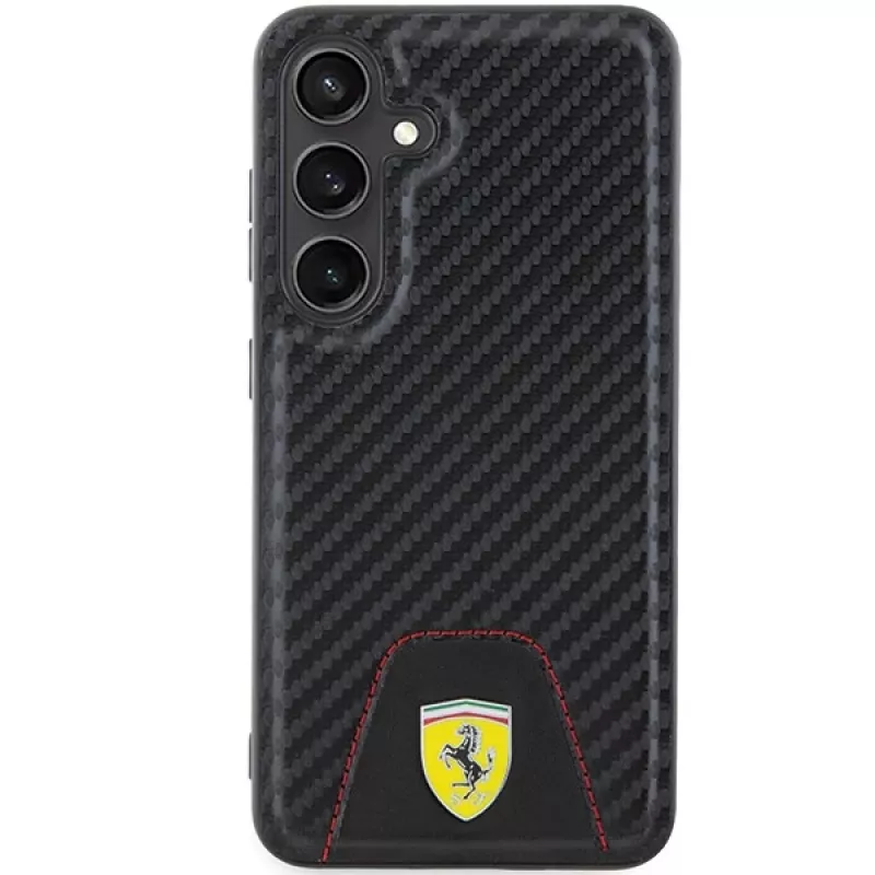 Ferrari FEHCS24SN3PUK S24 S921 čierne pevné puzdro Carbon Stitched Bottom
