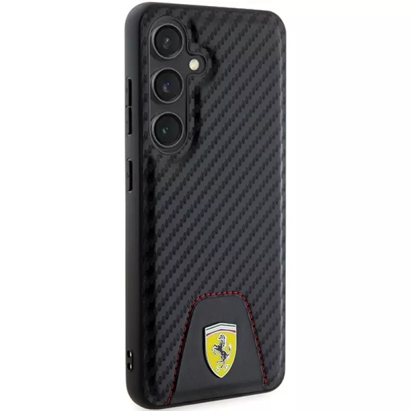 Ferrari FEHCS24SN3PUK S24 S921 čierne pevné puzdro Carbon Stitched Bottom