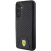 Ferrari FEHCS24MN3PUK pevné puzdro pre Samsung Galaxy S24+ (SM-S926) - Carbon Stitched Bottom - čierne