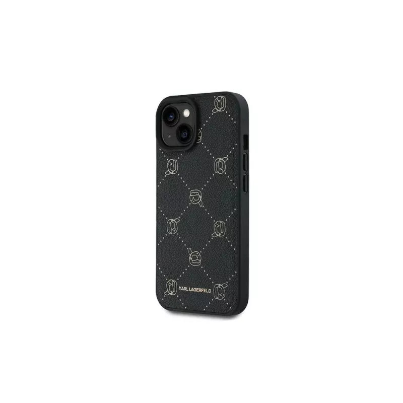 Karl Lagerfeld KLHMP15MPGKHPHK iPhone 15 Plus 6,7 palca čierne Karl Head MagSafe puzdro