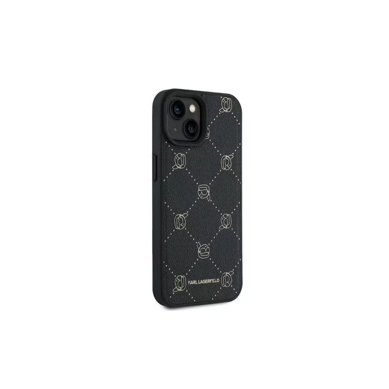 Karl Lagerfeld KLHMP15MPGKHPHK iPhone 15 Plus 6,7 palca čierne Karl Head MagSafe puzdro