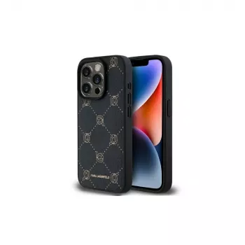 Karl Lagerfeld KLHMP15LPGKHPHK iPhone 15 Pro 6,1 palca čierne MagSafe Karl Head zadný kryt