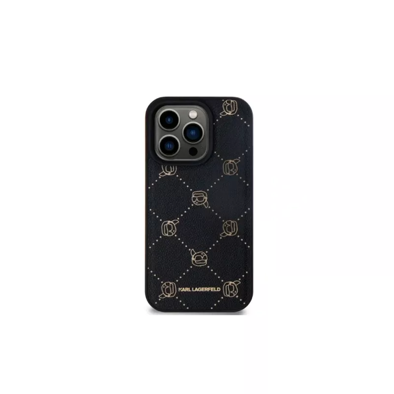 Karl Lagerfeld KLHMP15LPGKHPHK iPhone 15 Pro 6,1 palca čierne MagSafe Karl Head zadný kryt
