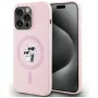KARL LAGERFELD Silicone Karl&Choupette MagSafe puzdro pre iPhone 14 Pro Max ružová