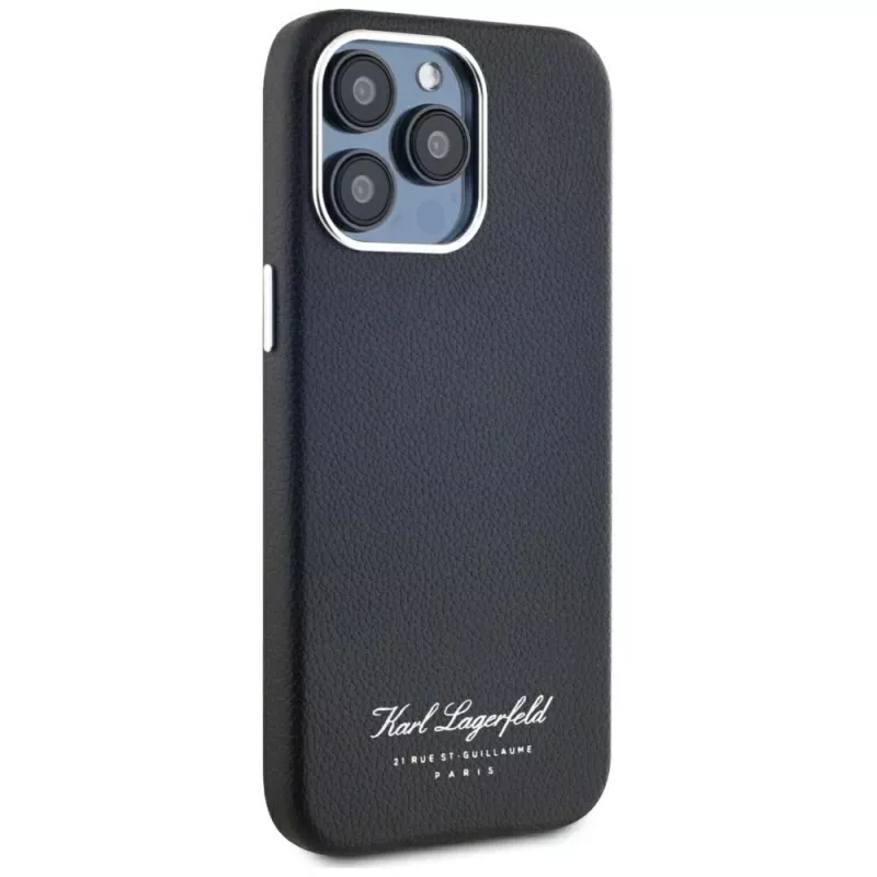 Karl Lagerfeld Hotel RSG puzdro pre Apple iPhone 15 Pro, čierna