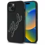 Karl Lagerfeld KLHCP15S3DRKSDLK iPhone 15 6,1 palca čierne puzdro 3D Rubber Signature